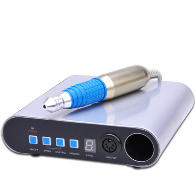 el clavo eléctrico del handpiece del cerrojo giratorio del handpiece del ompact y del acero inoxidable perfora la máquina con el sistema del interruptor de pie