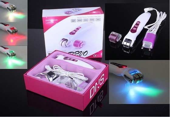 Fotón del LED/rodillo galvánico/vibrante Micro-actual 4 del DNS Microneedle en 1