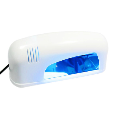 Lámpara ULTRAVIOLETA del gel profesional blanco del clavo de la moda 9 vatios para curar clavos