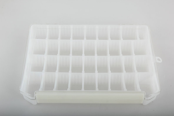 El arte ajustable grande blanco del clavo equipa la caja vacía plástica para el salón del clavo