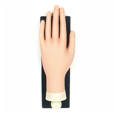 Clave la mano falsa plástica suave de la práctica de la mano de la práctica del salón para el entrenamiento del arte del clavo