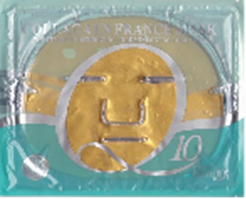 Haga frente a la máscara facial del colágeno del oro 24k con la glicerina Q10 SM-001 del ácido hialurónico
