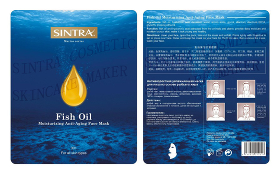 Aceite de pescado profundamente que hidrata el colágeno facial de la máscara para SHY-02 antienvejecedor