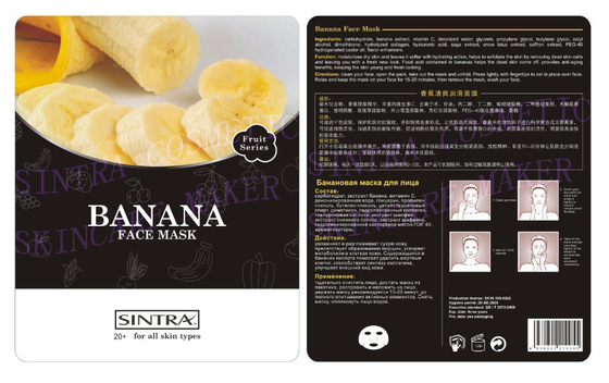 Máscara facial hidratante Exfoliating del plátano que quita a las células epiteliales muertas SG-01