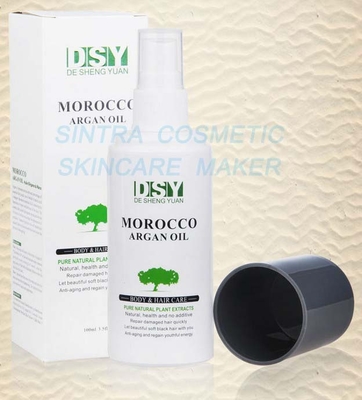 Aceite de alimentación del Argan del líquido 100ml DSY Marruecos del aceite/del pelo del Argan del tratamiento del pelo