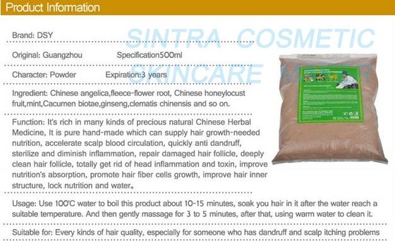 Líquido del pelo natural y polvo de alimentación de la caspa del cuidado del cabello del picor de la parada - STD-012