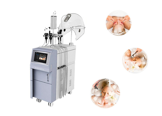 Máquina facial del oxígeno del RF, máquina multifuncional de la belleza del oxígeno