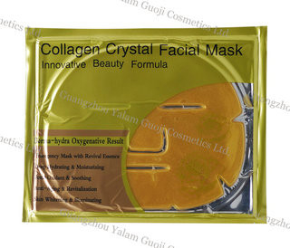 24 k oro Máscara Facial Anti arrugas con colágeno de peces de mar profundo de belleza humectante