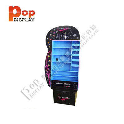 Soportes de exhibición promocionales de la cartulina de los accesorios para el esmalte de uñas