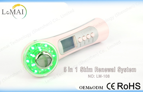 El Massager facial de la belleza ultrasónica del PDA para los poros del encogimiento/impulsa la absorción