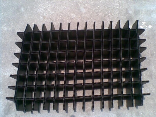 Hojas divisorias plásticas plegables negras/blancas de la resistencia térmica para el almacenador intermediario/el embalaje