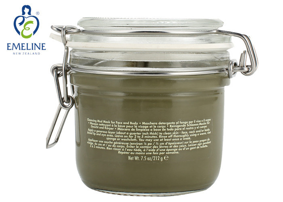 Máscara facial de consolidación natural del fango del control del aceite que blanquea para el balneario del salón de belleza