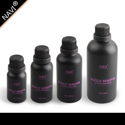 Empape del removedor de acrílico del clavo de los sistemas 100ml del removedor ULTRAVIOLETA de acrílico del gel con lanolina