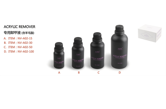 el removedor ULTRAVIOLETA de acrílico del gel 100ml empapa del removedor del gel con lanolina