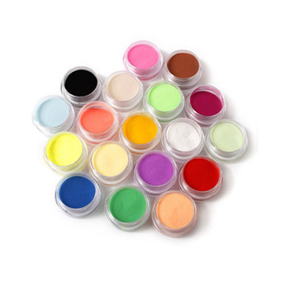 Polvo de acrílico coloreado sistemas de acrílico profesionales del clavo del clavo de la moda