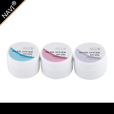 sistema ULTRAVIOLETA del esmalte de uñas del gel del clavo 15ml/0.5oz con claro rosado blanco