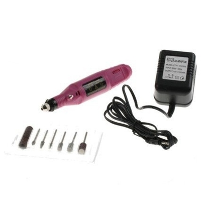 Mini taladro eléctrico de encargo del clavo del interruptor de pie del handpiece del regulador 220V-240V 35W para el arte del clavo