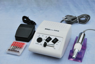 2.35 mm forma de lápiz de plástico portátil 80gf.cm Electric Nail Drill con adelante &amp; revers conmutador
