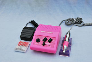 Alta velocidad 35W grapadora eléctrica de ciclo taladro para uñas belleza con taladro de martillo rotatorio