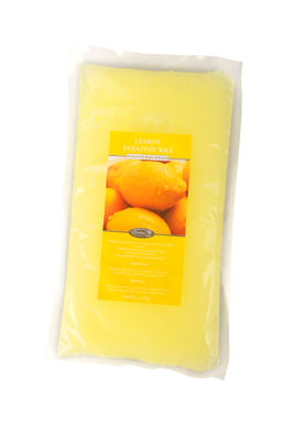 Cera de parafina húmeda del BALNEARIO de Herapeutic del sabor del limón 450g para el salón del clavo