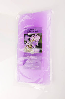 Cera de parafina húmeda terapéutica de la belleza de la lavanda 450g para el cuidado de piel de las manos