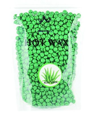 Cera de parafina del BALNEARIO de la lavanda/de la leche/del áloe, cera caliente de la mini pelotilla dura 300g