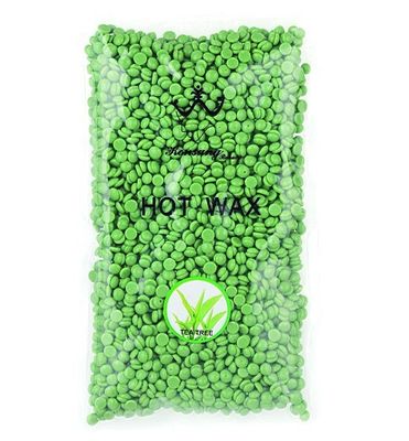 Cera caliente depilatoria de la pelotilla 500g del árbol de la lavanda/del té mini/del pelo dura del retiro