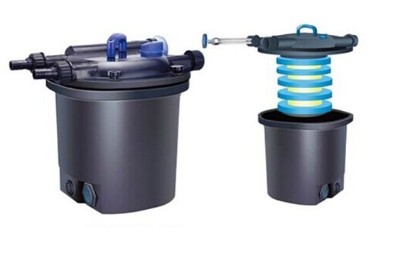 Tipo vertical 25L de la charca del bio del filtro de la charca sistema biológico de la filtración