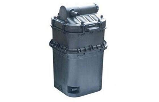 El filtro biológico de la charca vertical con la lámpara ULTRAVIOLETA para 4m3 y 6m3 acumula 28L/43L