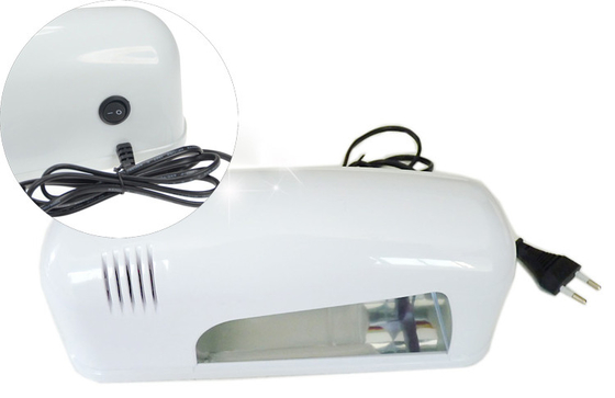 Lámpara ULTRAVIOLETA del gel profesional blanco del clavo de la moda 9 vatios para curar clavos
