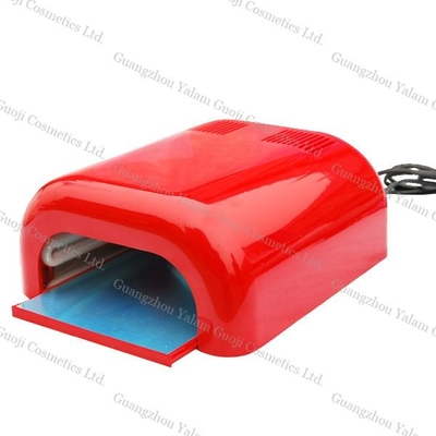 Lámpara de uñas profesional rojo 36W UV secador con inofensivos 4 * bombilla de 9W para uñas artificiales