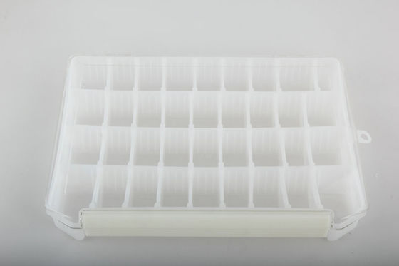 El arte ajustable grande blanco del clavo equipa la caja vacía plástica para el salón del clavo