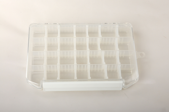 Clave la caja vacía de la pequeña joyería ajustable, clavo cosmético de acrílico plástico - caso del arte