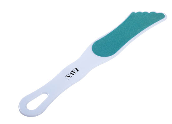 Fichero plástico del pie de Exfoliationg Scurb del fichero de la pedicura de la forma del pie de la herramienta del arte del clavo