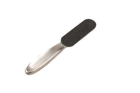 Fichero cambiable de la pedicura del papel de lija del lado del doble del acero inoxidable