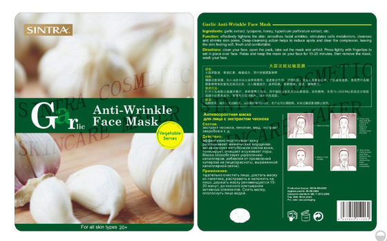 Piel que aprieta la máscara facial hidratante/la mascarilla del ajo SC-02 del colágeno