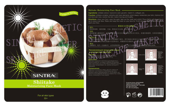 Shiitake liso que hidrata la naturaleza facial de la máscara con el colágeno JL-01