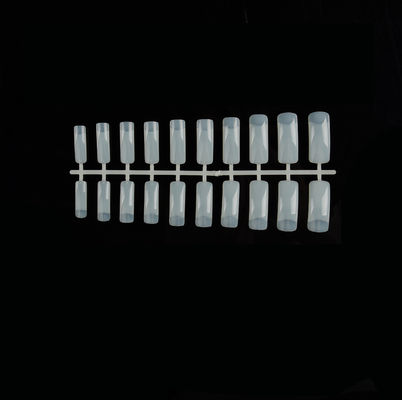 El clavo lleno del ABS claro blanco cuadrado de la naturaleza inclina clavos falsos del arte