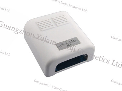 CE certificado 36W UV uñas lámpara con longitud de onda de 370nm inofensivos para los ojos