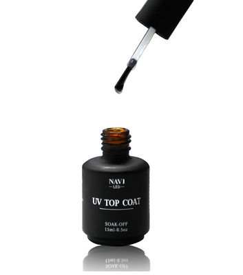 El ningún agrietarse/ningún se descolora clavo empapa la capa ULTRAVIOLETA del top del polaco del gel del clavo 15 ml