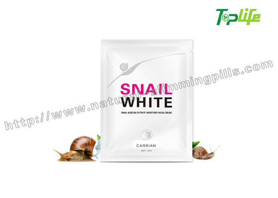 Caracol crema facial de seda blanca del Facial de la humedad de la máscara de los productos de Skincare y de belleza