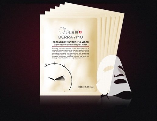 Cuidado de la cara de la piel de Berraymo-24k que blanquea la máscara hialurónica ácida de la máscara de la crema hidratante del colágeno de la arruga anti facial facial de la máscara
