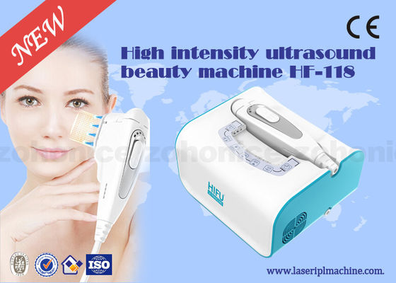 Máquina enfocada de intensidad alta casera del ultrasonido y dispositivo femenino de la belleza de la elevación de cara