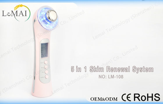 Equipo ultrasónico de la belleza de la terapia del fotón para la cara profundamente de limpieza