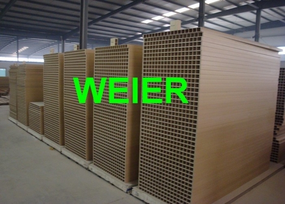 Cadena de producción plástica de madera del tablero del compuesto WPC, certificado SJSZ-92/188 del CE