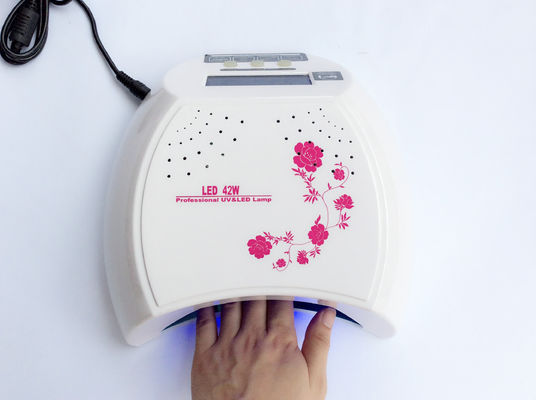Alto tiempo ULTRAVIOLETA eficiente 5s, 10s, 20s del ajuste de la lámpara del secador del clavo del salón de belleza LED
