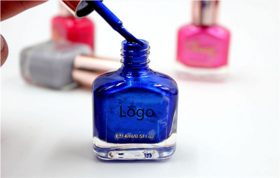 La etiqueta privada modificó el esmalte de uñas para requisitos particulares, esmalte de uñas 14ml del gel de las mujeres