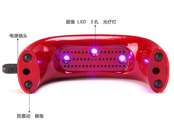 395nm llevó la lámpara global del clavo del secador eléctrico del esmalte de uñas de la belleza del color rojo de la lámpara del secador del clavo