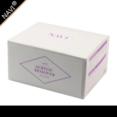 Empape del removedor de acrílico del clavo de los sistemas 100ml del removedor ULTRAVIOLETA de acrílico del gel con lanolina