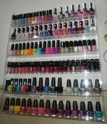 Tenedores de acrílico de la exhibición del tenedor de acrílico del esmalte de uñas con forma hermosa